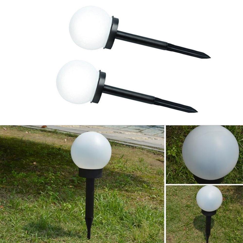 Solar LED Ball Bulb Lamp, 2/4 Pcs Solar Garden Lights Waterproof Outdoor Solar Ball Lights for Garden Lawn Yard Landscape Decor: 2 pcs