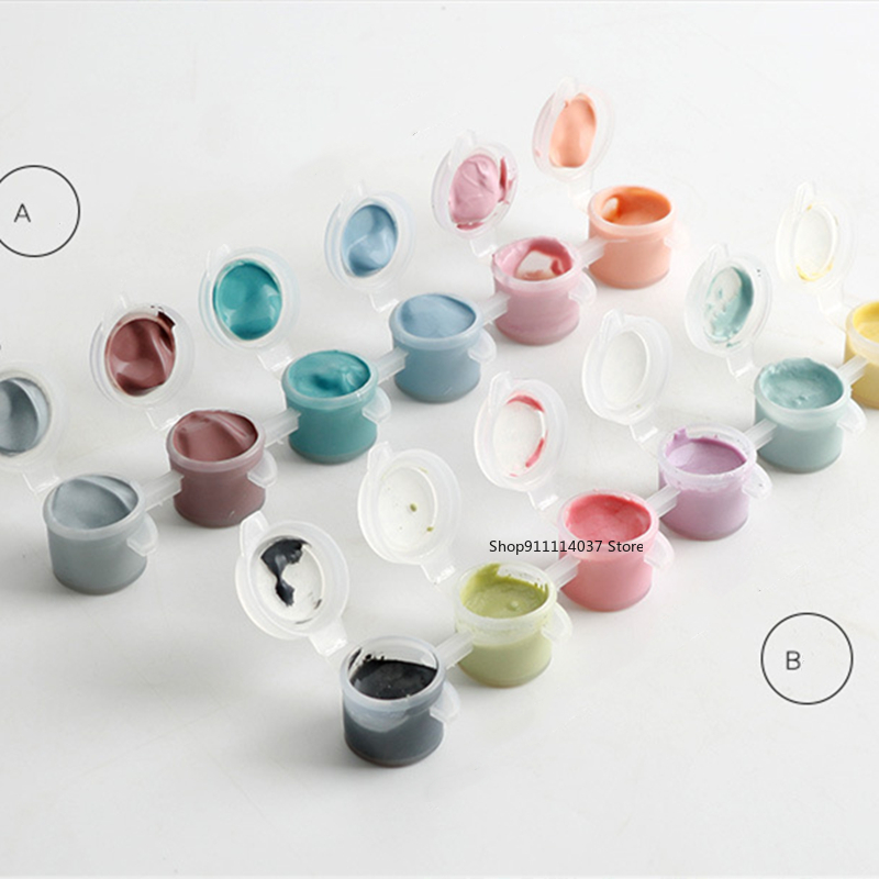 6 farben einstellen Keramik Pigment Kunst Unterglasur Jingdezhen keramik Gemalt malerei Pigment Mittel temperatur backen farbe XJ47