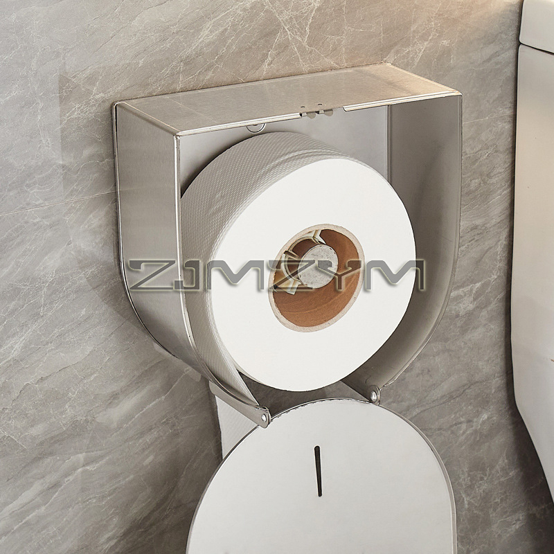 Waterproof Large Roll Paper Holder Stainless Steel... – Grandado