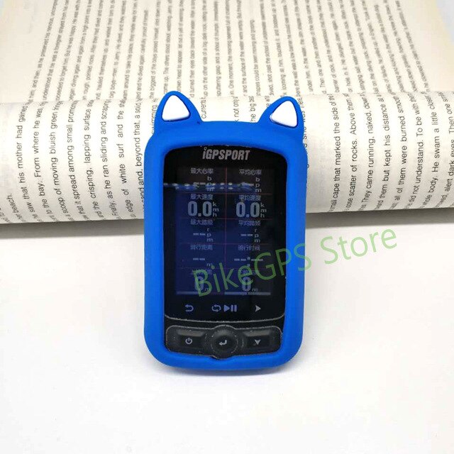 IGPSPORT-funda protectora de silicona para ordenador de bicicleta, iGS618, 618: Blue A