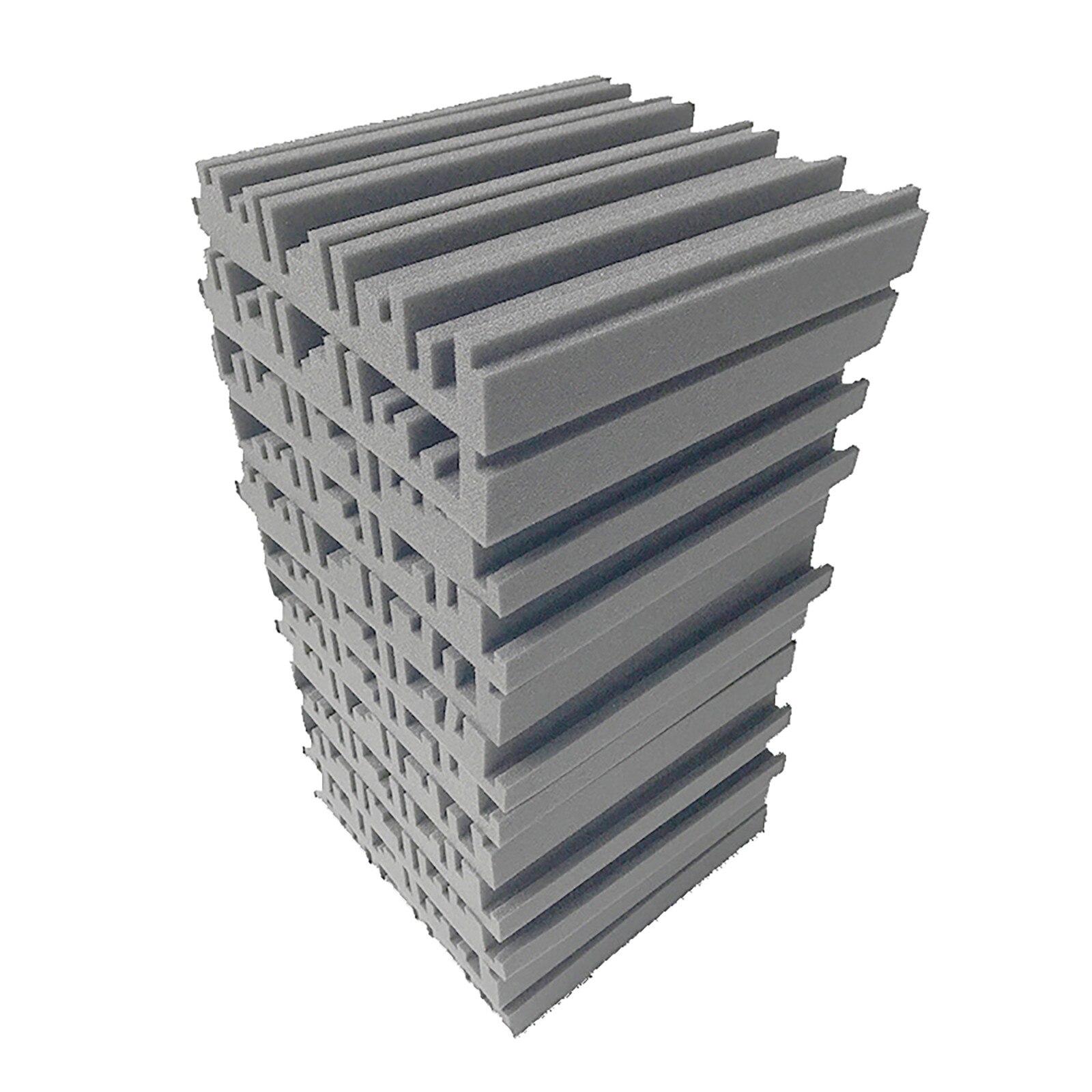 F# 12pc High Density Soundproofing Foam Ktv Soundproof Sponge Indoor Game Music Soundproof Sponge Sound-absorbing Foam: G