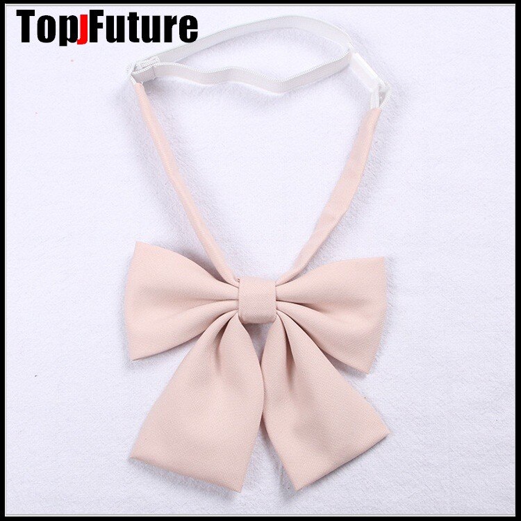Japanese School JK Uniform Bow Tie For Girls Butterfly Cravat Solid Color School Sailor Suit Uniform Accessories Flowers Tie
