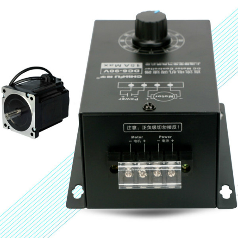 DC Motor speed controller 6v 12v 24v 36v 48v 60v 72v 90v General Purpose Correct Reversal PWM Modular 15A