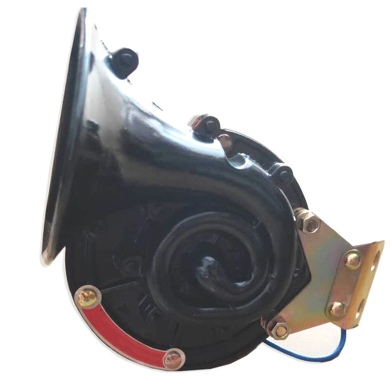 AOZBZ 300DB 12V 24V Black Electric Snail Horn Air Horn Raging Sound Car Styling Loud For Car Motorcycle Truck Boat Durable