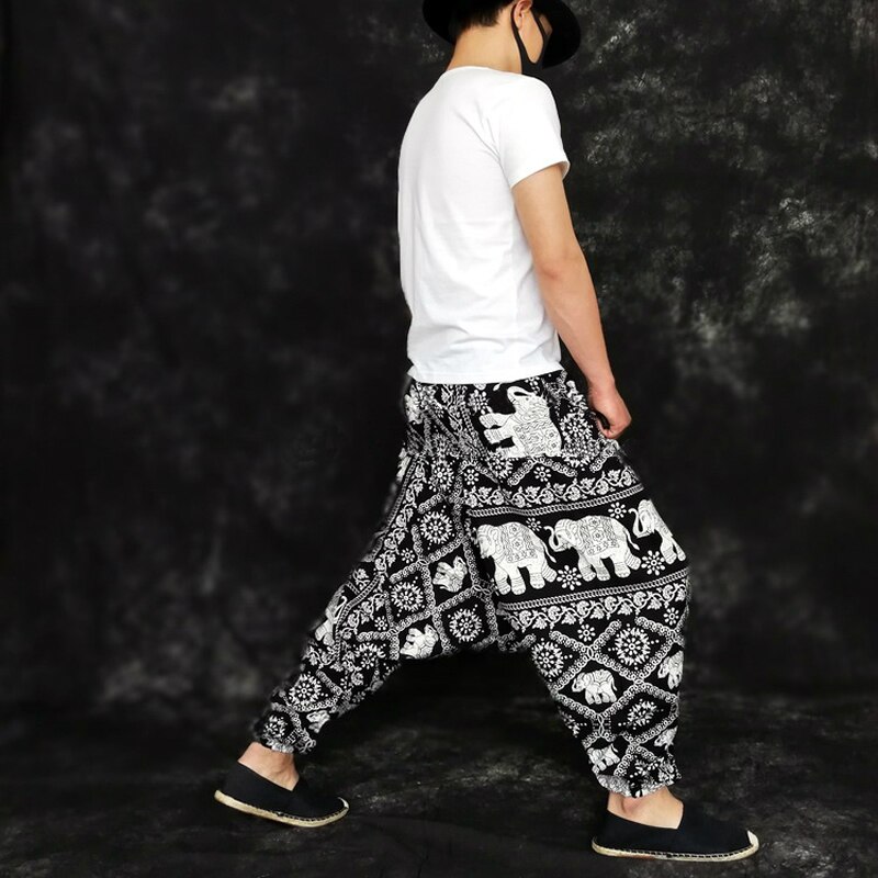 Hiphop herr haremsbyxor baggy gren träningsbyxor vida ben joggare man byxor kläder pantalones hombre