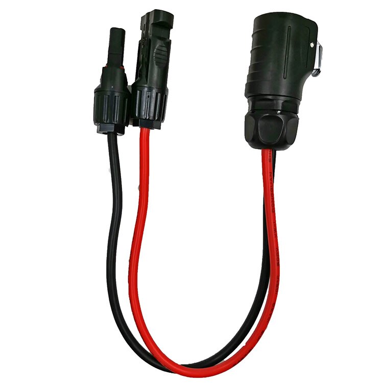 Solar Panel Connectors to DC Extension Cable 16AWG With DC 5.5mmx2.1mm,DC 3.5x1.35mm,DC 5.5x2.5mm And DC8mm Adapter: Solar Panel Adapter