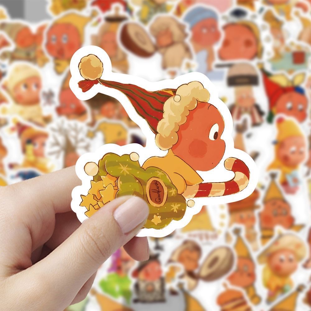 60Pcs Cute Twinkle Twinkle Stickers DIY Stickers Scrapbooking Phone Luggage Waterproof Decals