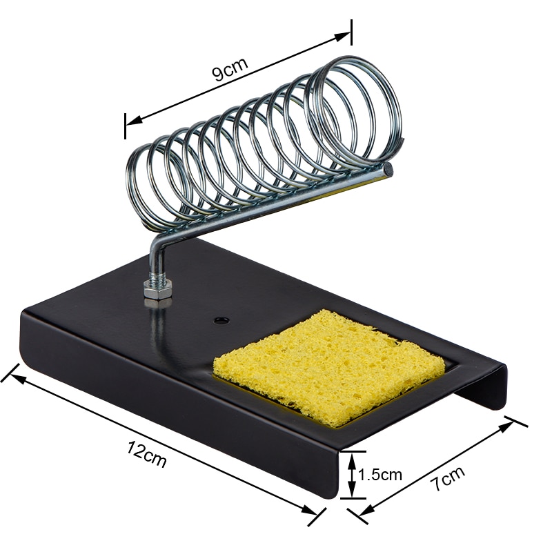 WMORE soldering iron Stand Holder with Cleaning Sponge Metal Pads Generic High Temperature Resistance welding solder iron stand