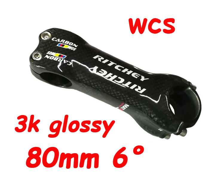 Carbon cykel frempind letvægts aluminium carbon fiber stigerør stang frempind landevej cykel frempind mtb styr frempinde 28.6-31.8mm freeshiping: Type b stamme 80mm