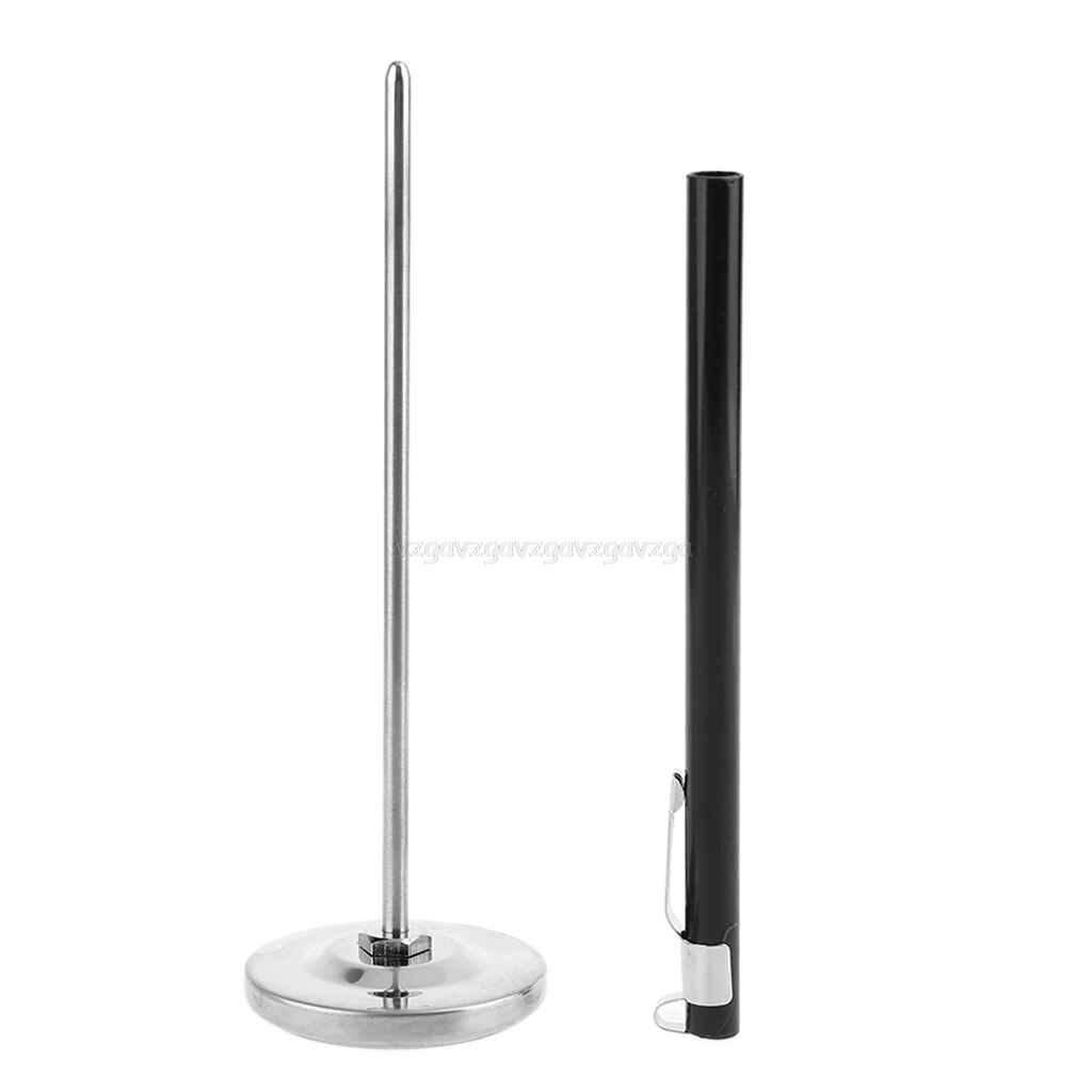 Stainless Steel Thermometer Kitchen Probe 0-120degree Food Tea Water Meat Milk Coffee Foam Temperature Tester J21 20