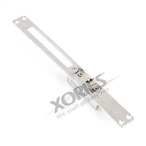 HOMSECUR Electric Door Strike Lock Long Face Plate For Access Control Fail Secure Mode