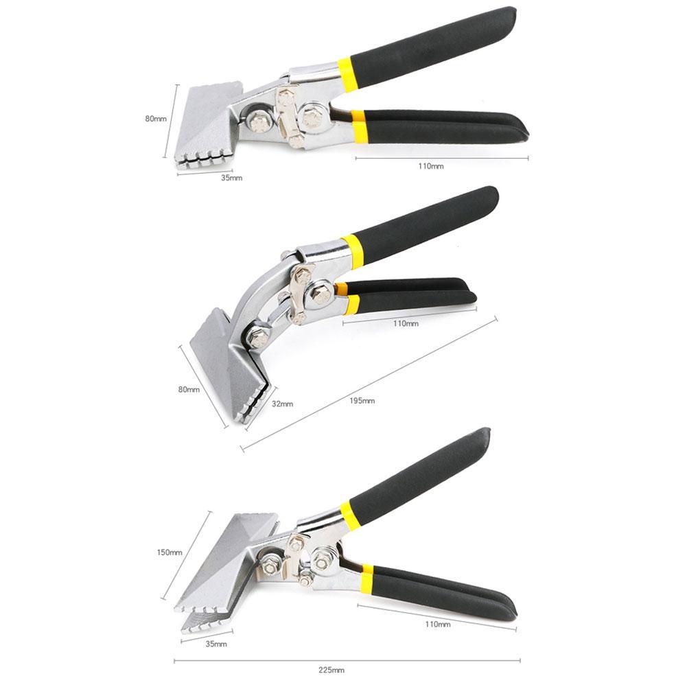 Sheet Metal Plier Sheet Metal Seamer Flatten Bending Folding Seaming Crimping Pliers Straight Bent
