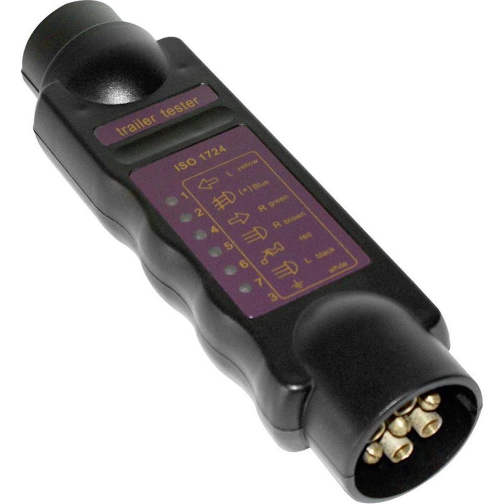 7 pins elektrisk tilhenger tester, stikkontakt bil trekker 12v ego henger