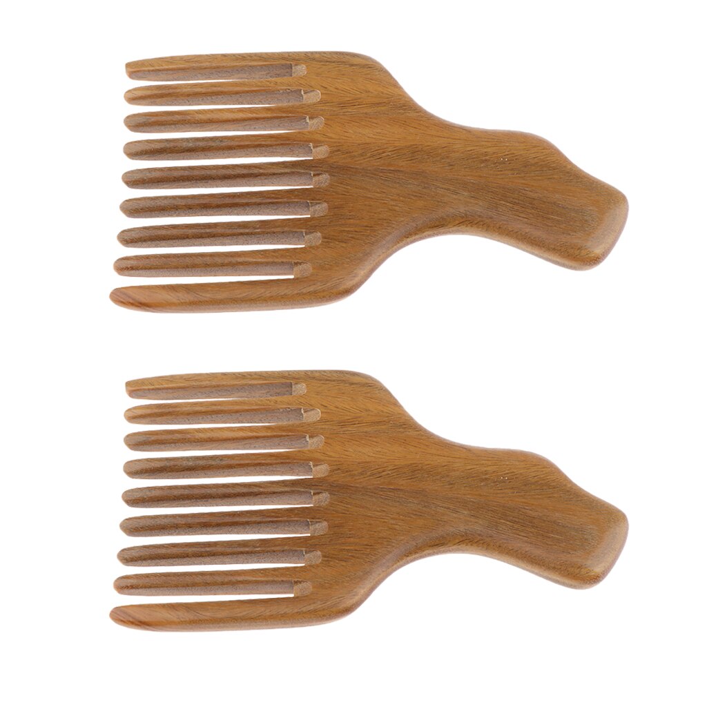 Peigne à Cheveux Afro En Plastique - Démêlant, Pour Perruques Tressées, 16x6,5 Cm