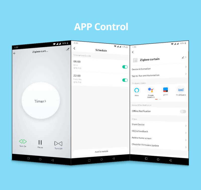 Tuya Smart Life Zigbee Curtain Switch Module,for Roller Shutter Blind Motor, APP Remote Control Support Google Home/Alexa