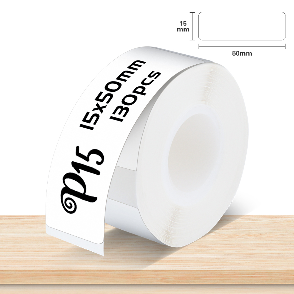 P15 Papierrolle 15x40 Thermoaufkleber 12x40 15x30 14x40 Thermodruckerband Transparentes Etikettenpapier für P15 P12 P11 D30 Q30S: Burgunderrot