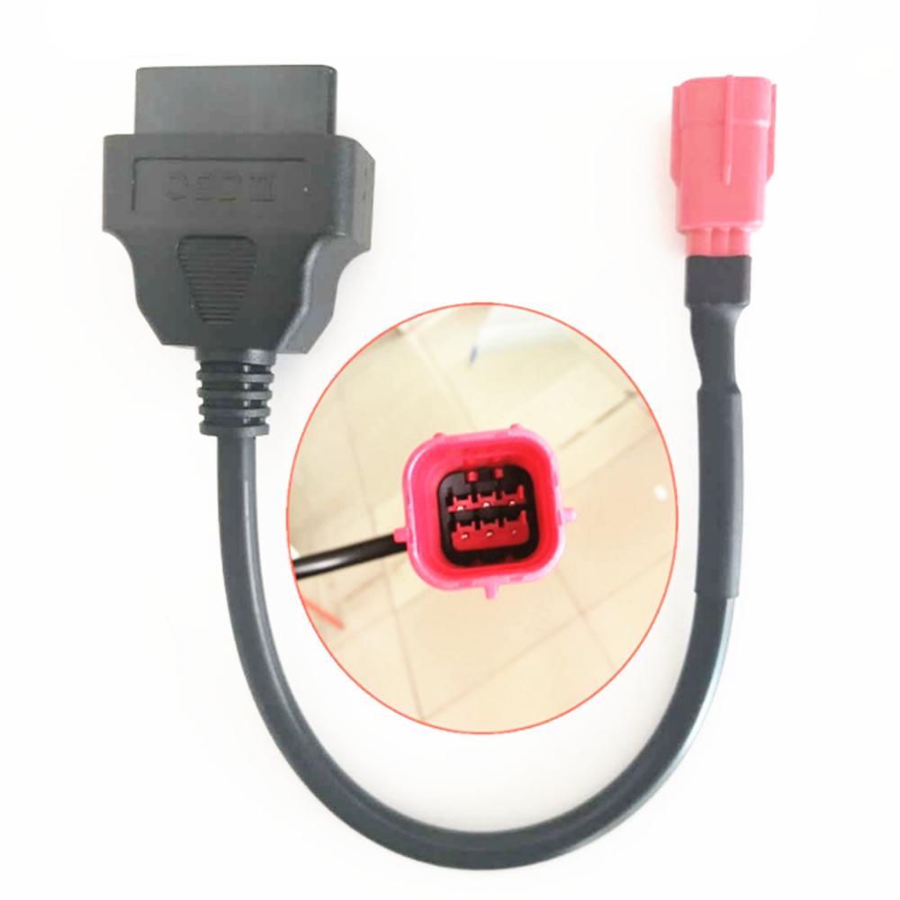 Suzuki-GSXR1000 OBD II cable 6 pin connector diagnostic harness electronic cable for GSXR1000 motorcycle