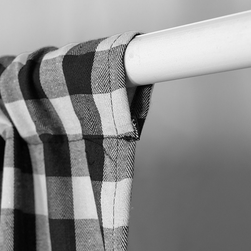 Moden Stijl Plaid Verduisterende Gordijnen Katoen En Polyester Stof Gordijnen Voor Woonkamer Slaapkamer Keuken Window Home Decoratie