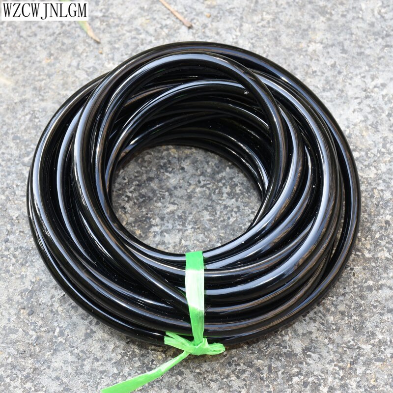 Garden Irrigation 4 / 7mm Black Mini Hose Drip Irrigation Greenhouse Arrow Hose 5m