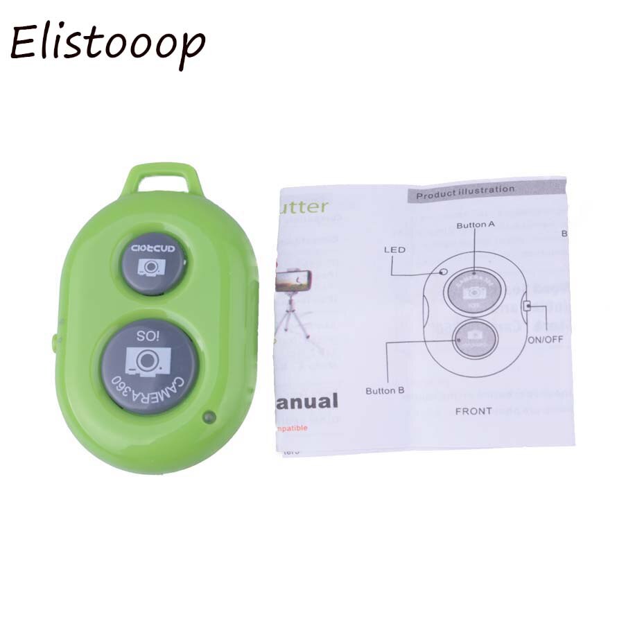 Elistooop kabellos Kamera Kontrolle selbstauslöser Auslöser Mini Clever Bluetooth Fernauslöser Für Android IOS Smartphone