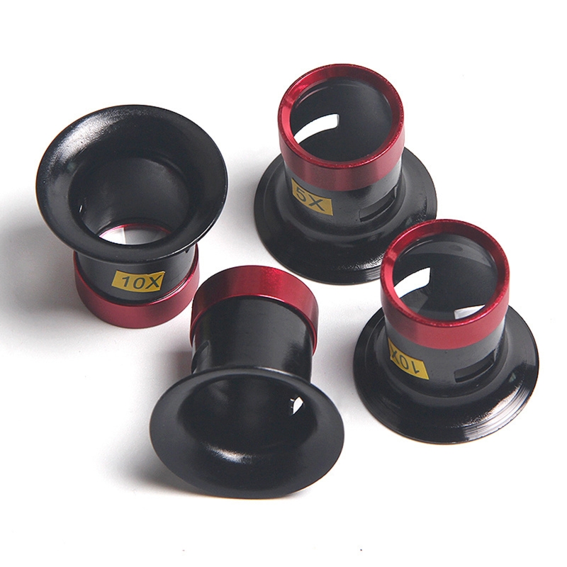 5X/10X/15X/20X Vergrootglas Horlogemaker Loep Aluminium Oogloep Reparatie Vergrootglas voor Horloge voor Horlogemakers Reparatie Eye Loep