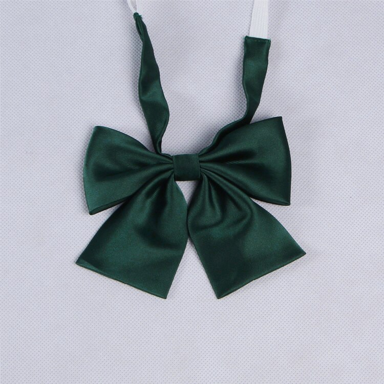 School Dresses Bow Tie For Girl Jk Uniforms Accessories Collar Butterfly Cravat Sailor Suit High School Student Uniform School: Green