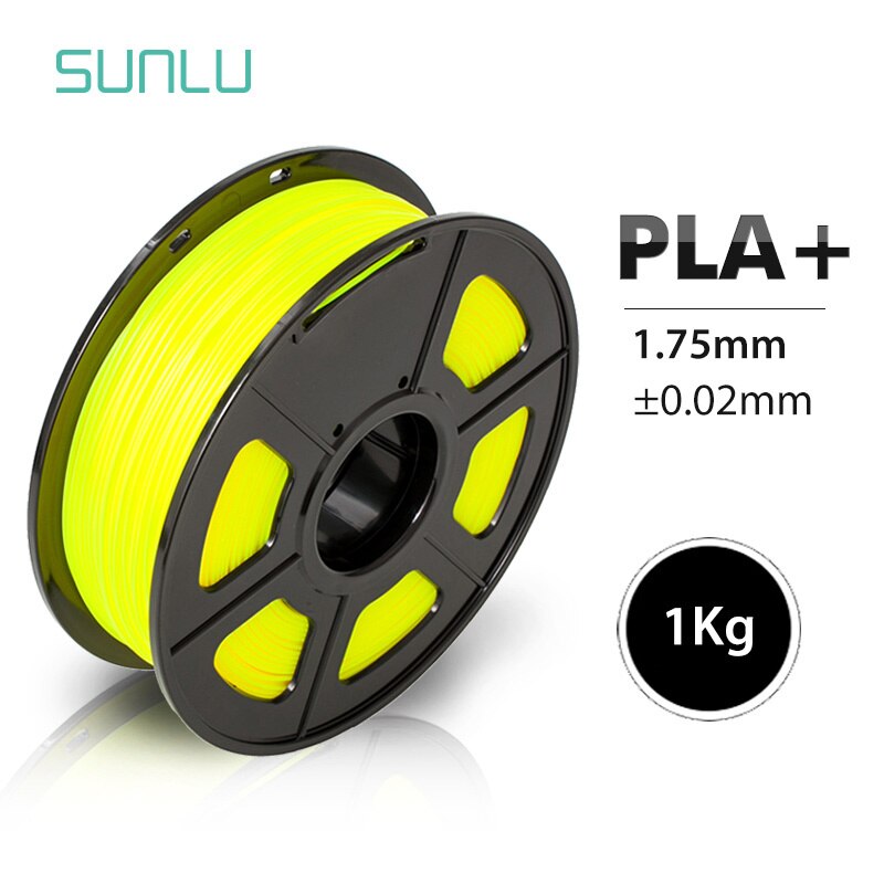 PLA Plus 3D Printer Filament 1kg 1.75mm Good Toughness PLA+/PLA Accuracy Dimension +/-0.02 Grey Color FDM 3D Printing Material