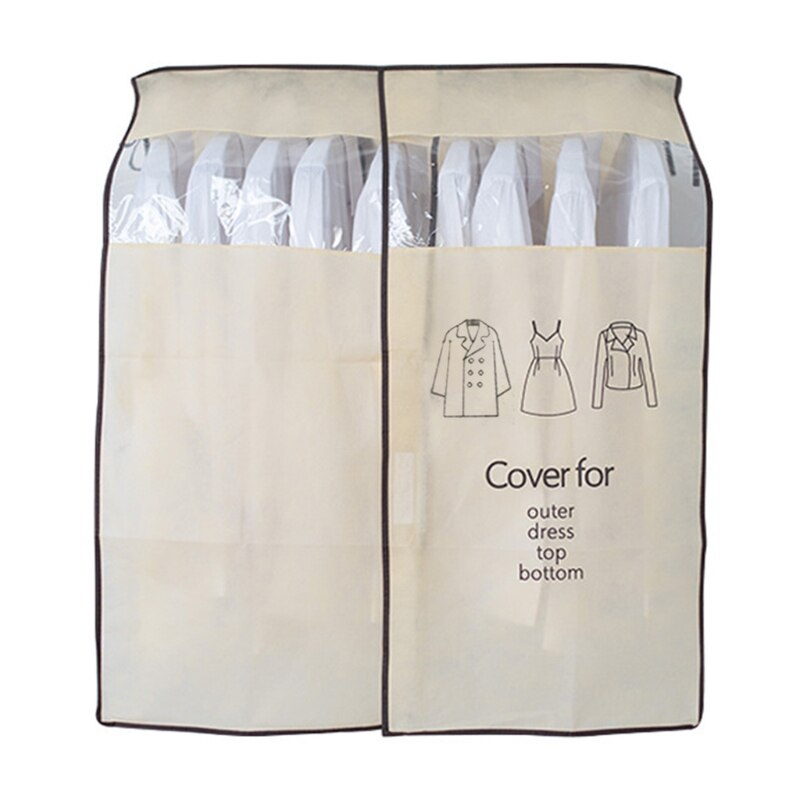 Vêtements Suspendus Cache-Poussière Costume Manteau Sac De Rangement Étui Protecteur Placard Garde-Robe Robe Vêtements Organisateur: BG