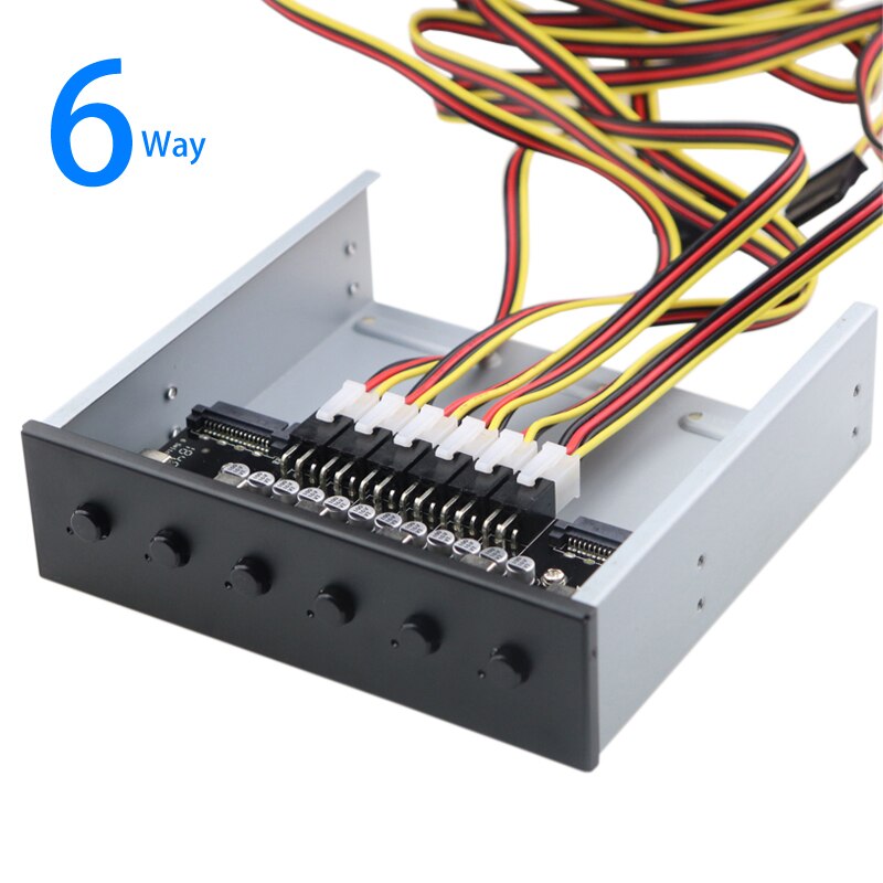 Zeadow 6 Manier Harde Schijf Selector Controller Harde Schijf Schakelaar Module Voor Desktop Computer Ondersteuning 2.5/3.5 Inch sata Hdd/Ssd: 6-Way Switch