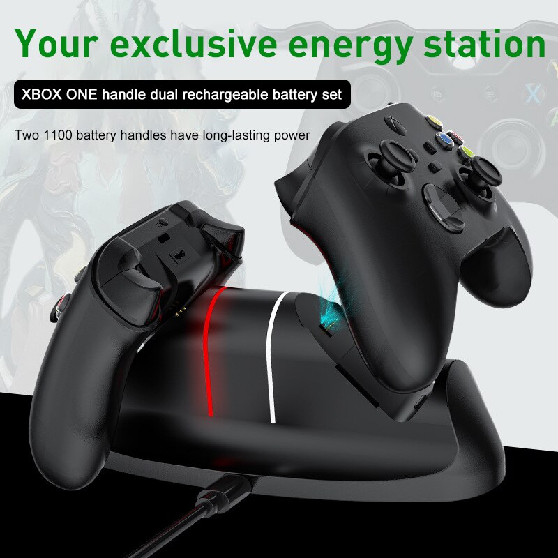 Draagbare Oplader Voor-Xbox Een Handvat Lader Dual Usb Laadstation Voor-Xbox Serie S/X Controller game Controller Opladen