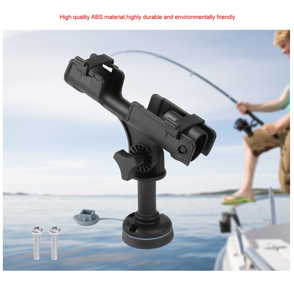 Verstelbare Kajak Boot Hengel Houder Ondersteuning Gereedschap Pole Mount Hoek Beugel Roterende Vissen Ondersteuning Tool Accessoire