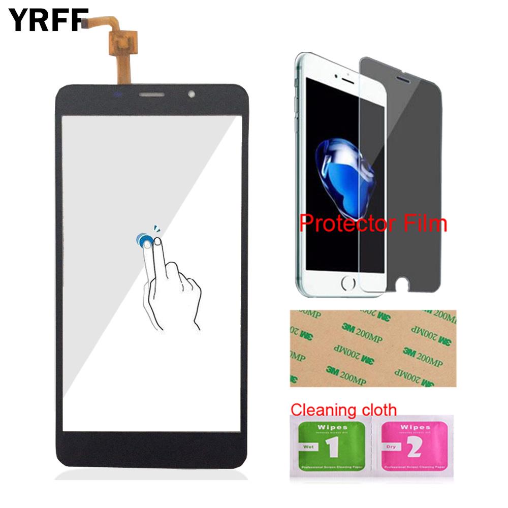 Yrff 5.7Inch Telefoon Touch Screen Front Voor Leagoo M8 Voor Leagoo M8 Pro Touch Digitizer Panel Glas Gratis Protector film Lijm