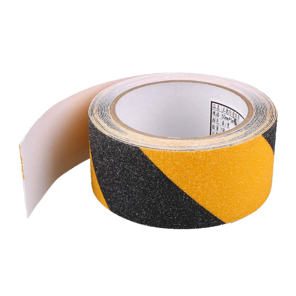 Zwart geel pvc vloer badkamer zwembad antislip mat waarschuwingstape: Zwart geel