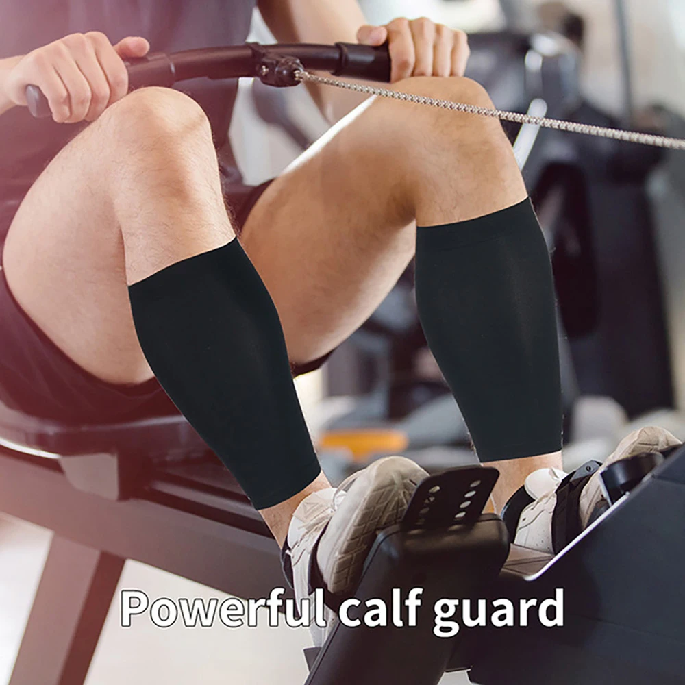 Manchons de compression de mollet pour hommes et femmes, protège-tibia, chaussettes de compression de jambe de soutien de mollet, attelle de tibia, cyclisme, 20-30mmhg, 1PC