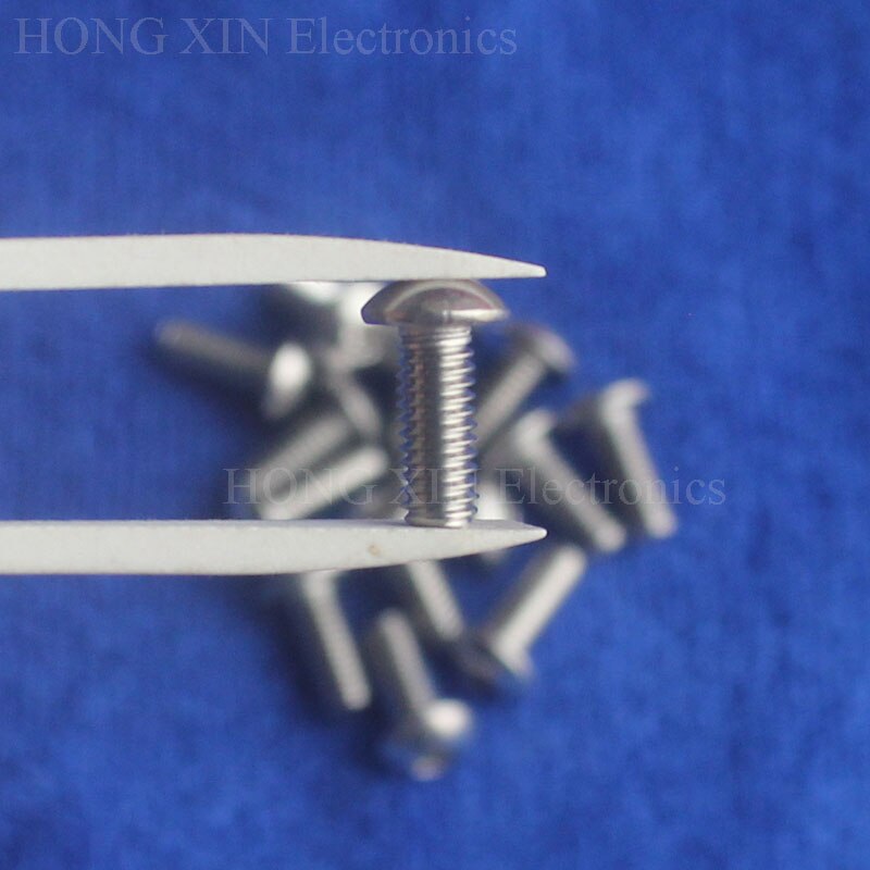 15pcs M4 Metric Thread 304 stainless steel Hexagon Socket Button Head Cap Screw Bolts Round Head M4*10mm screw nut