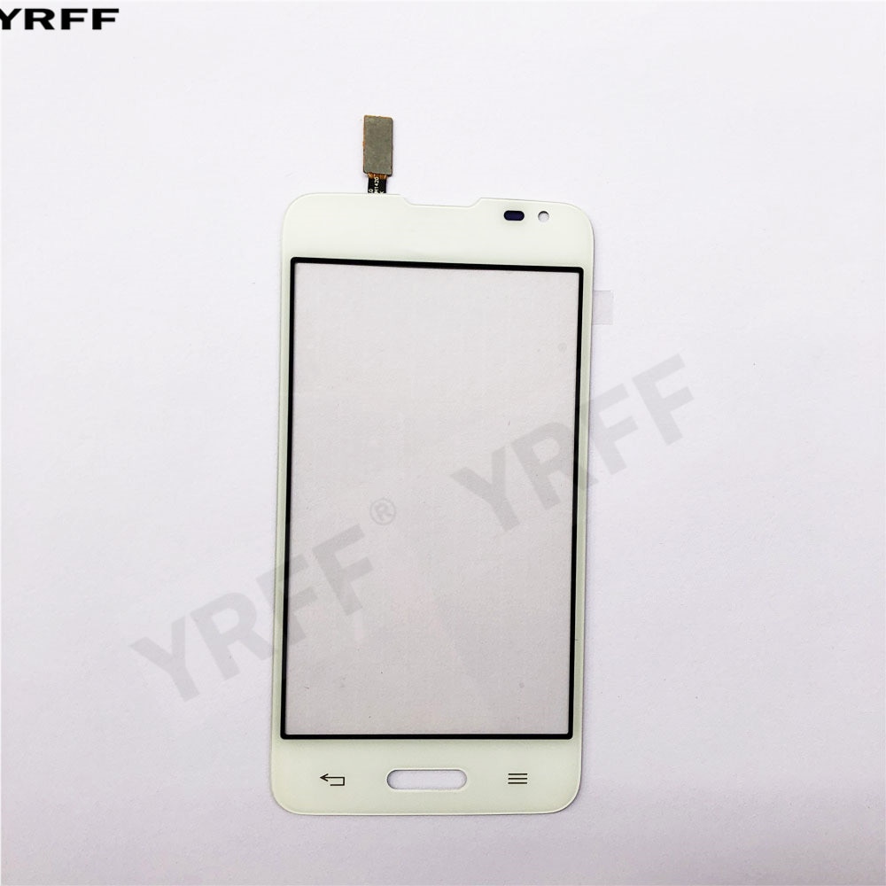4,3 "táctil para series LG III L65 D280 D280N Dual Sim L65 D285 Digitalizador de pantalla táctil Sensor táctil de reemplazo del panel de la lente