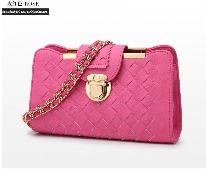 FranBrit tui PU female bag lock single shoulder shoulder bag casual casual texture small square bag: QU3