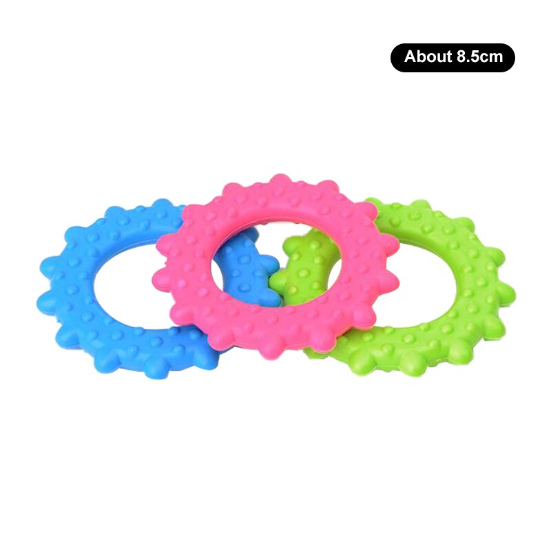 Durable Rubber Dog Toys Bite Resistant Dog Chew Toy Chihuahua Teddy Bulldog Puppy Pet Toys For Small Dogs Cleaning Teeth Toy