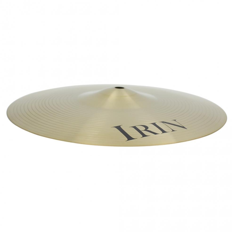 IRIN Brass Cymbals 12 Inch / 14 Inch / 16 Inch Alloy Crash Hi-Hat Cymbal Drum Percussion Instruments for Drums Set Kit