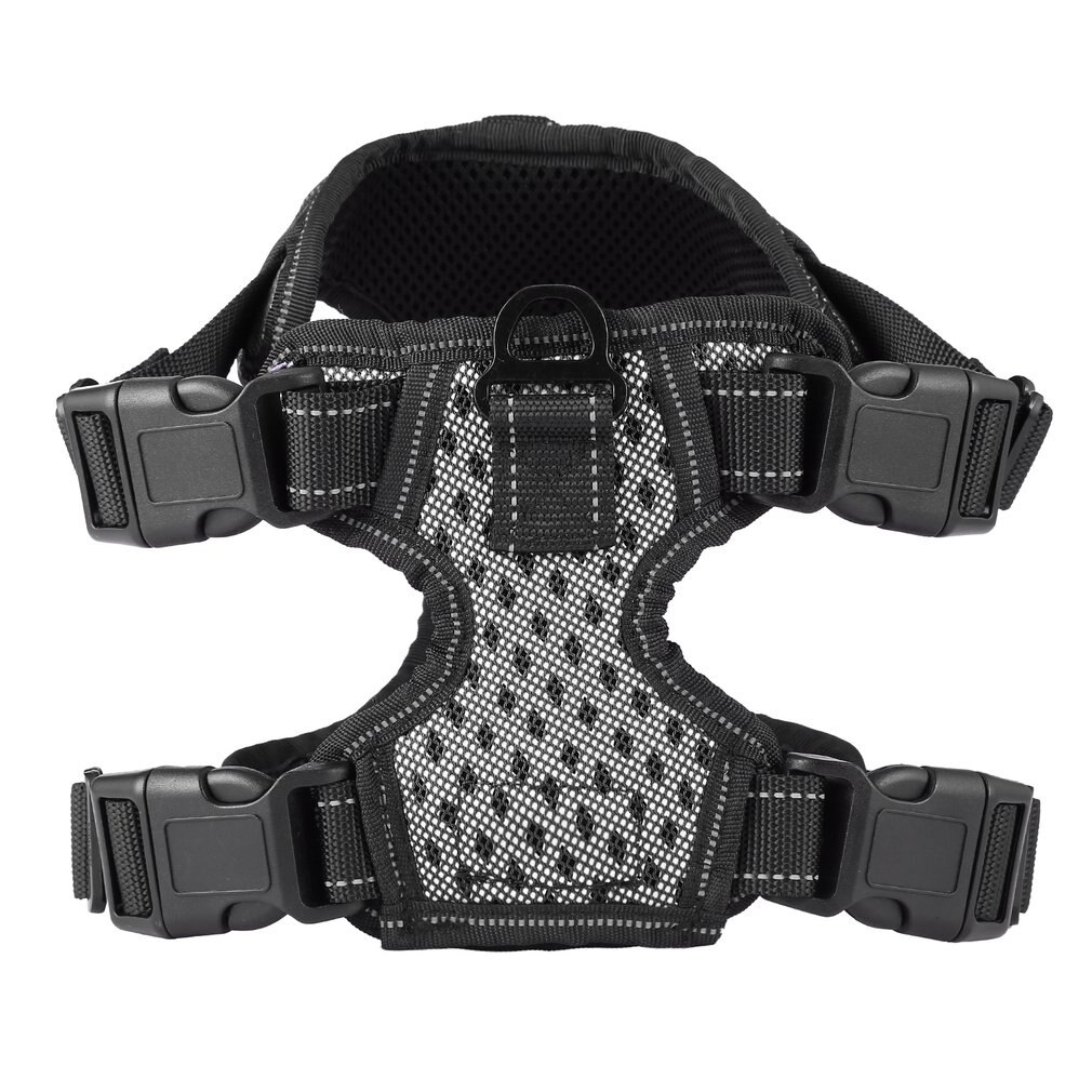 Hondenharnas, klein, anti-trekken, reflecterend, comfortabel, ademend