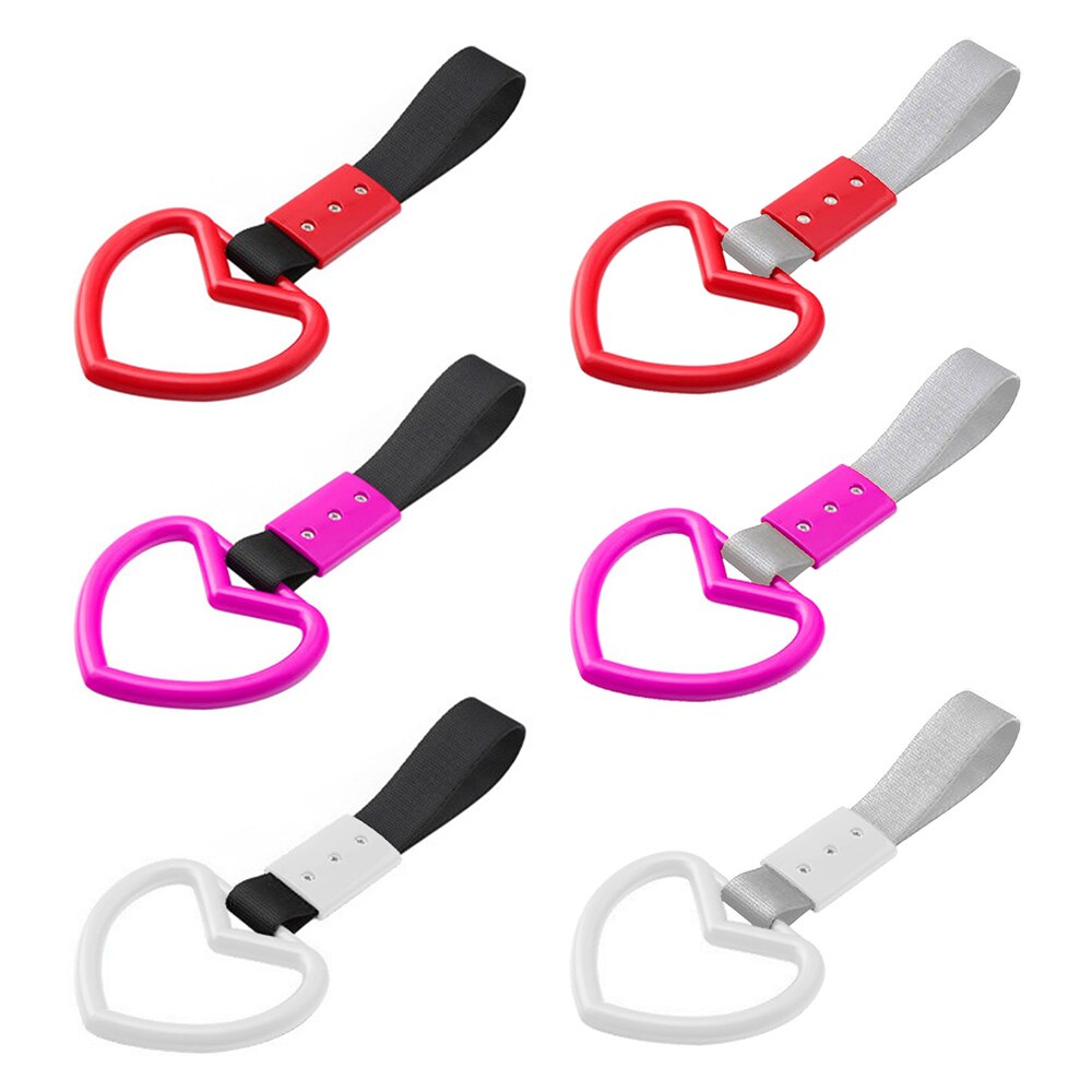 Car Interior Pull Ring Subway Train Bus Handle Strap Charm Drift JDM TSURIKAWA RING Car Rear Bumper Warning Loop