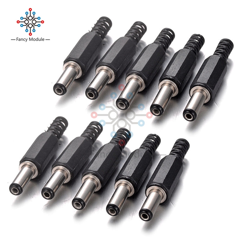 10 Pair 12 V 3 A Power Plug Male Jack Connector & Female Socket Panel DC Power Connector Power Supply Jack Socket