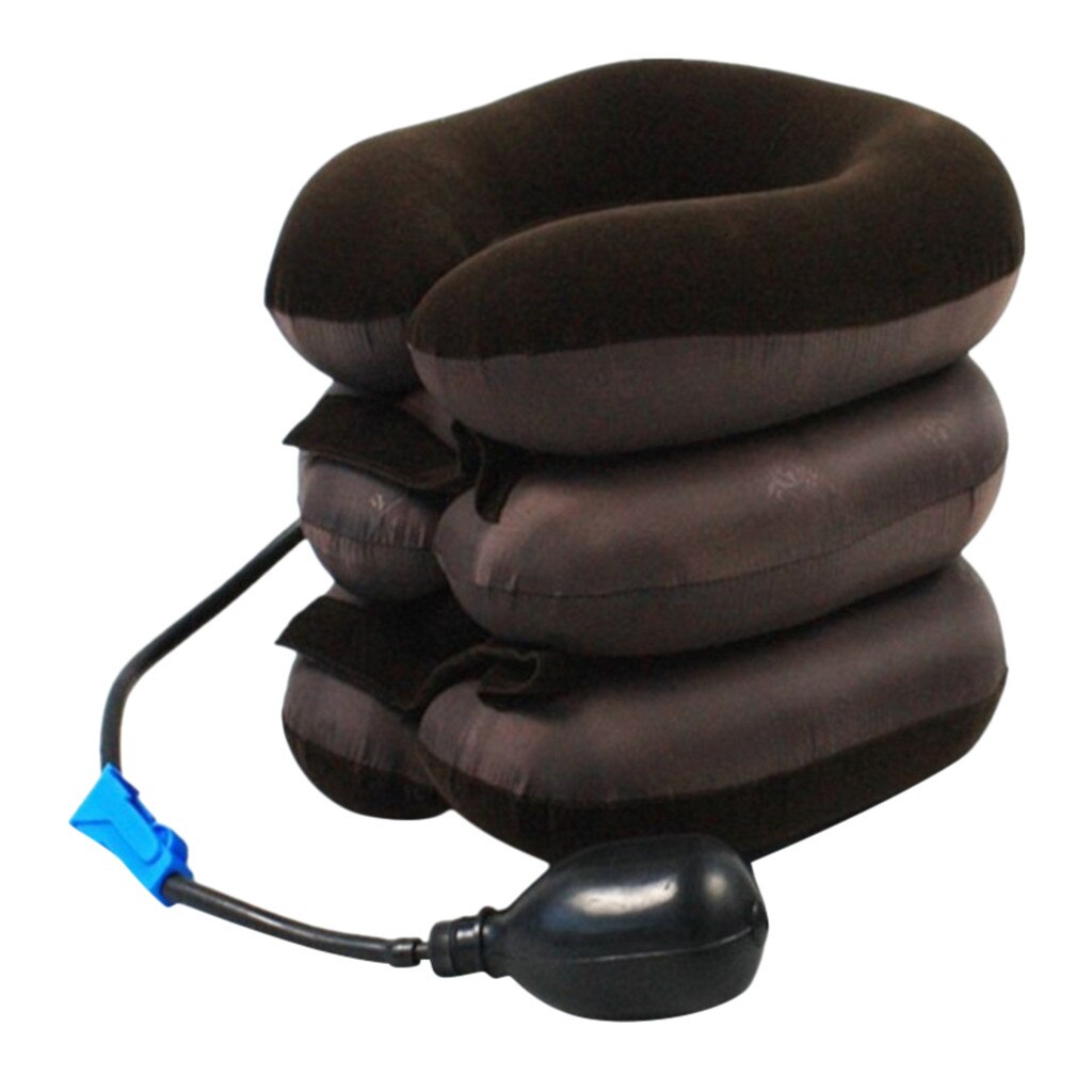 Kussen Hals Uitbreidbaar Pain-Relief Nekkussen Kraag Cervicale Tractie Pijn Relax Ondersteuning Massager Kussen Lucht Kussen Tractie