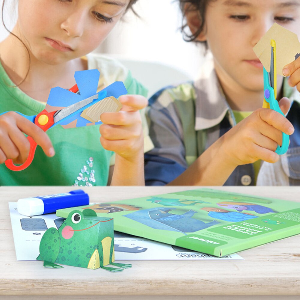 Libro di Origami per bambini 3D giocattoli tridimensionali fatti a mano fai-da-te fai-da-te Decor giocattoli educativi per bambini per regali per bambini