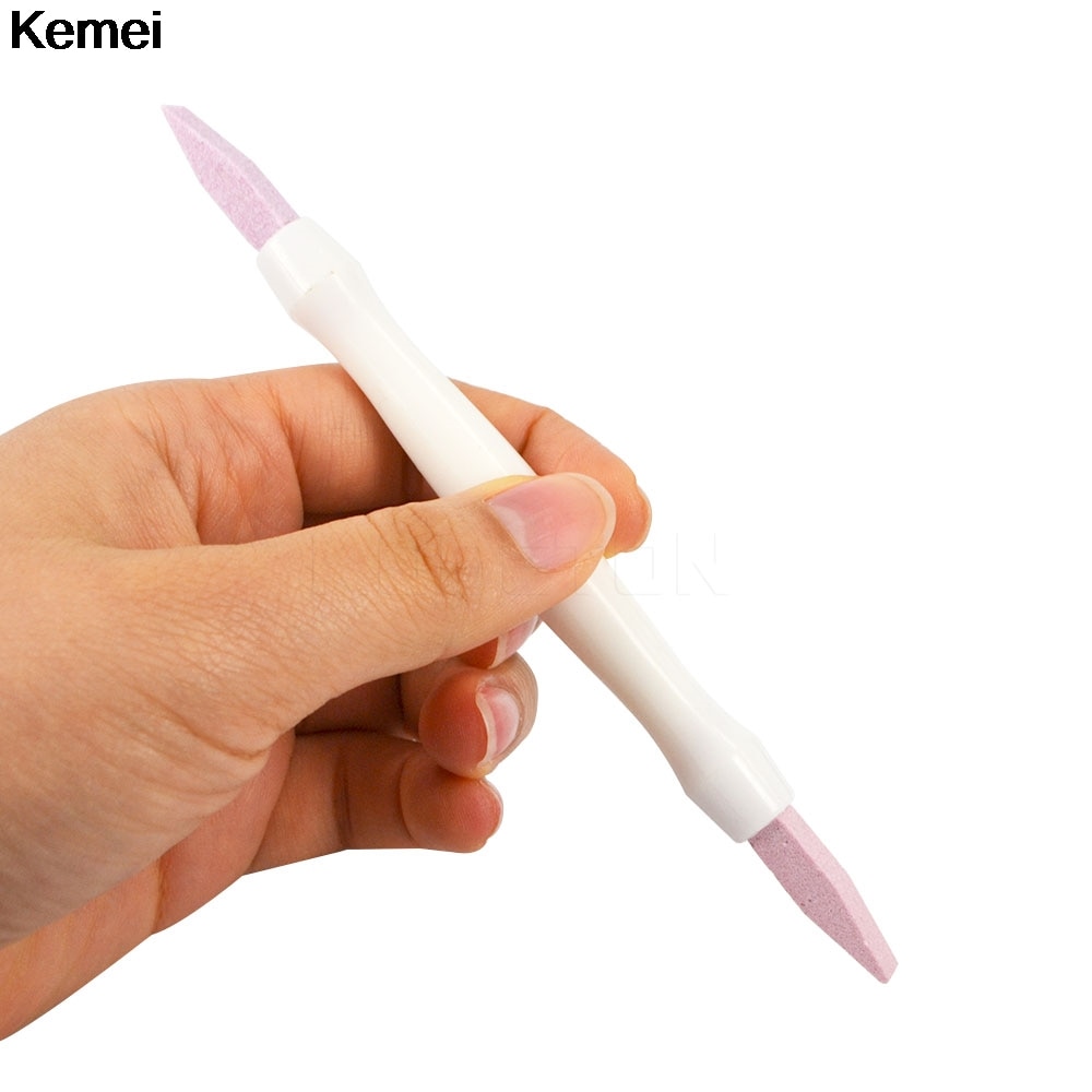 Neglefil manikyr pinne skrubbe stein cuticle remover slipestang penn skje cut trimmer buffer negle pusher pleieverktøy