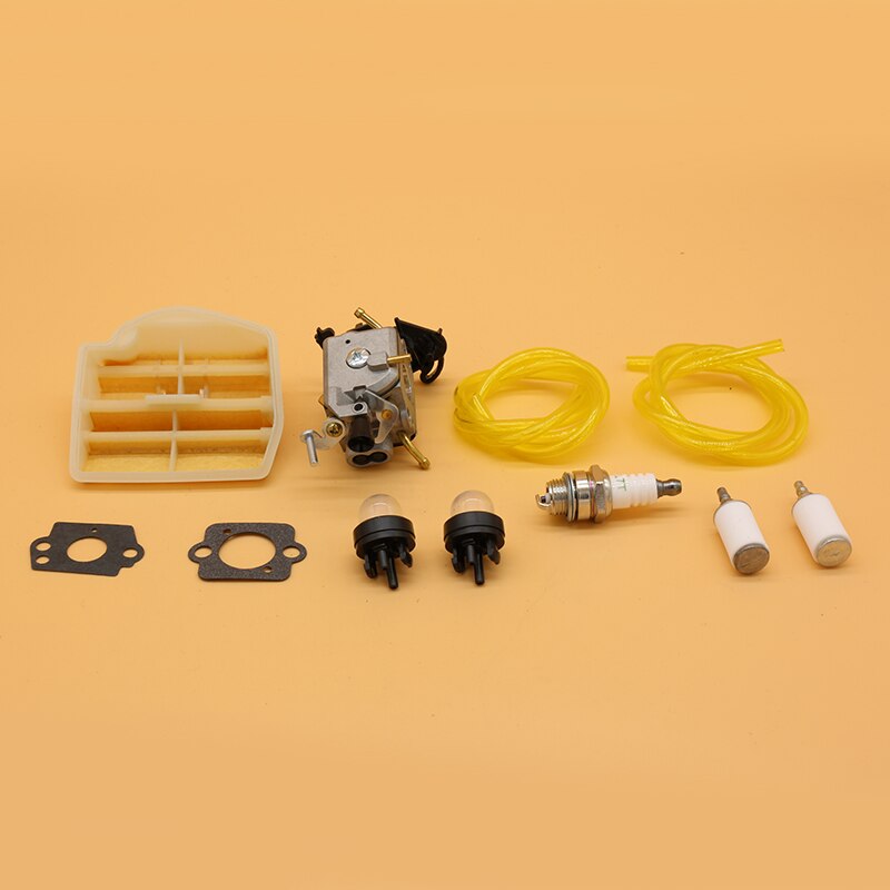 Carburetor Air Fuel Line Filter Kit for Husqvarna 445 450 445E JONSERED CS2245S 506450401 ZAMA C1M-EL37B CARB Chainsaw Parts