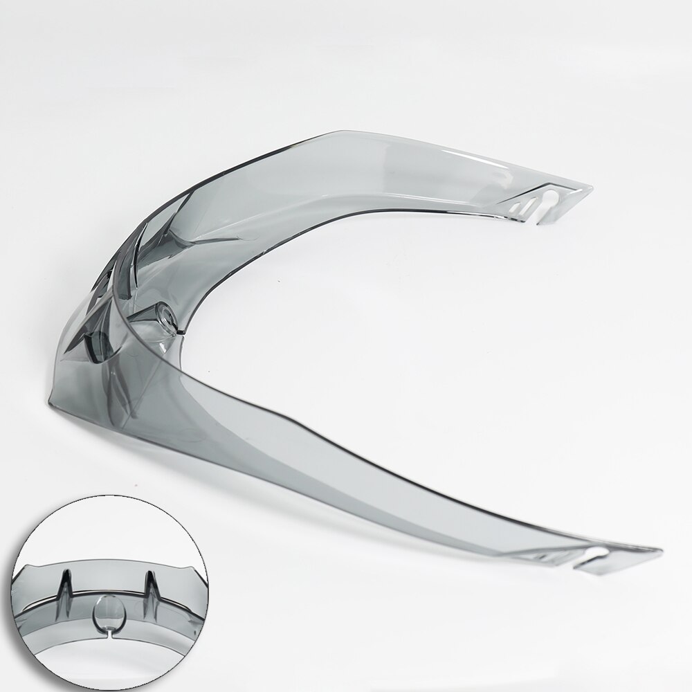 Motorcycle Helmet Big Tail Spoiler For AGV PISTA GRP GP VELOCE-S Rear PARTS &amp; ACCESSORIES Moto Casco Adornment: notch Tea black