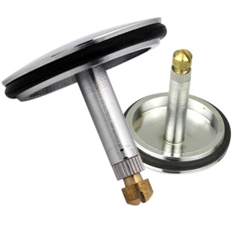 Bathtub Plug Replacement Bath Pop Up Waste Plug Only Flat Seal Brass Bathroom Tub Drain Drainer Strainer Bathroom Accessories
