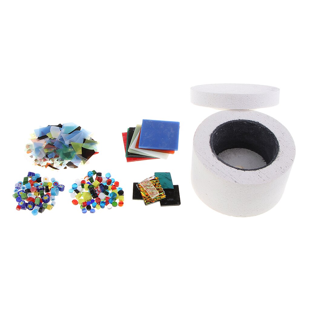 6 stück Mikrowelle Bausatz DIY Glas Schmelzen Kunst Schmuck Bausatz