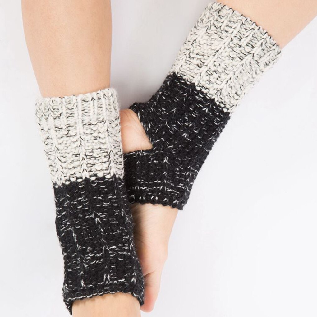 1 paar Acrylon Weich Frau Latein Ballett Socken Fitness Tanzen Mädchen Winter Gestrickte Beinlinge Toppers Manschetten
